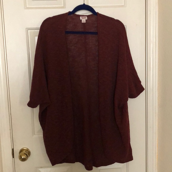 Mossimo Supply Co. Sweaters - Brick red cocoon cardigan